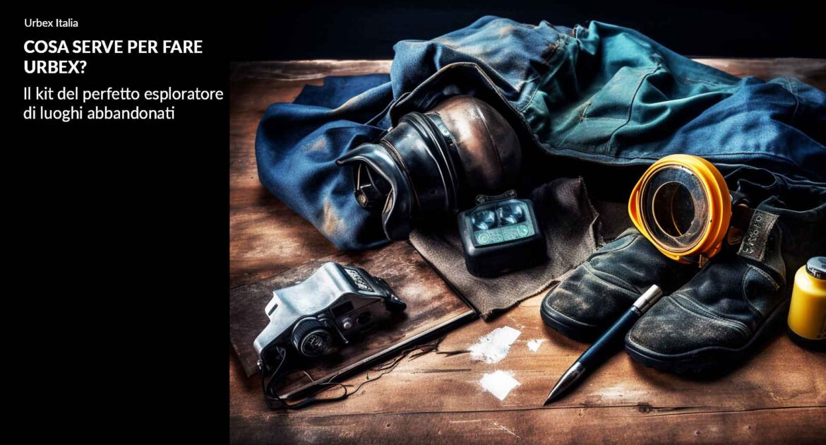 Cosa serve per fare urbex? L'equipaggiamento necessario