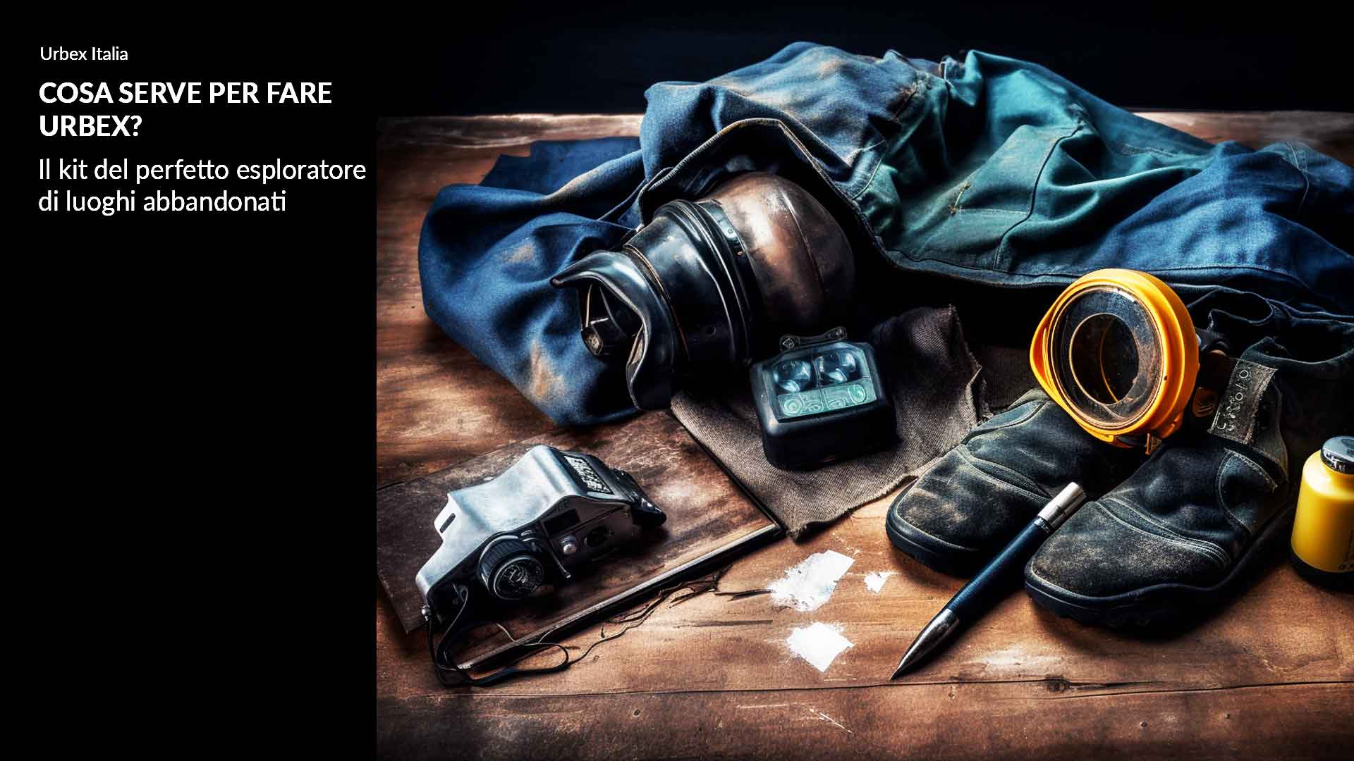 Cosa serve per fare urbex? L'equipaggiamento necessario