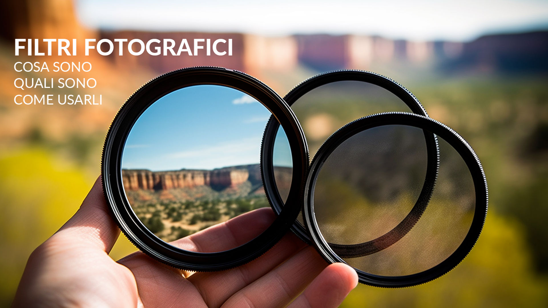 Filtri fotografici: cosa sono e come si usano in fotografia?