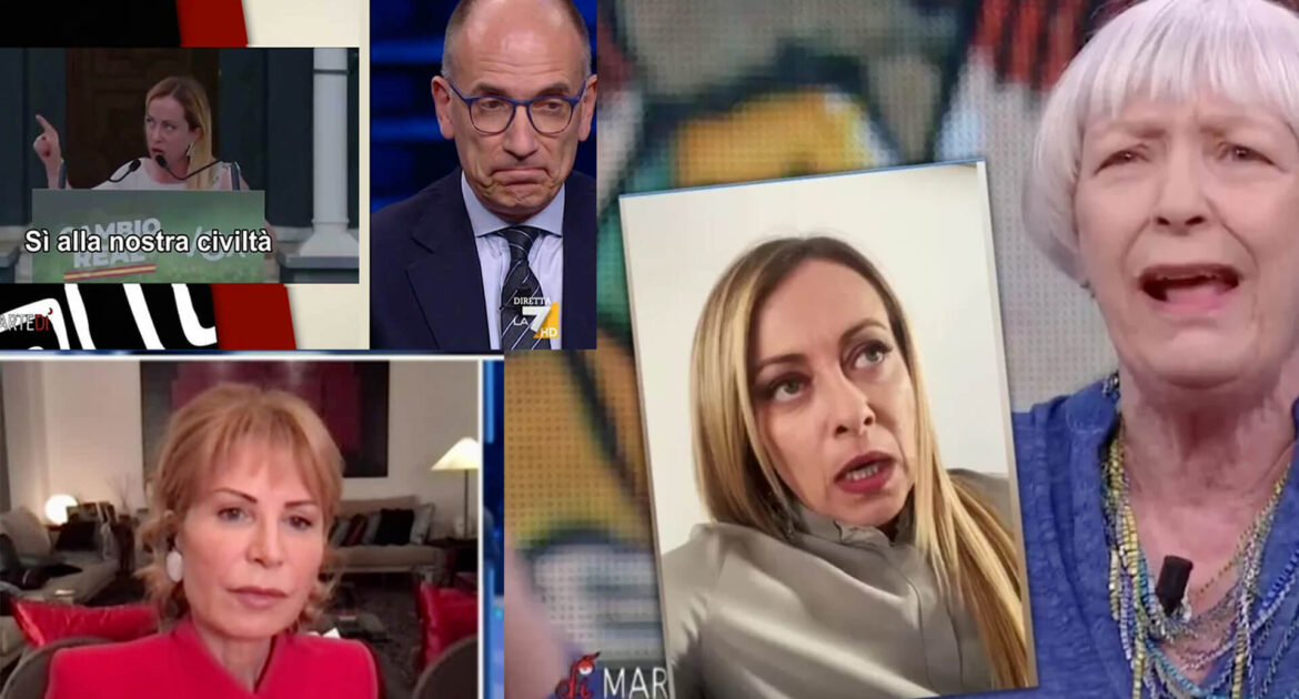 Giorgia Meloni attaccata da La7: l’Italia è una democrazia incompiuta