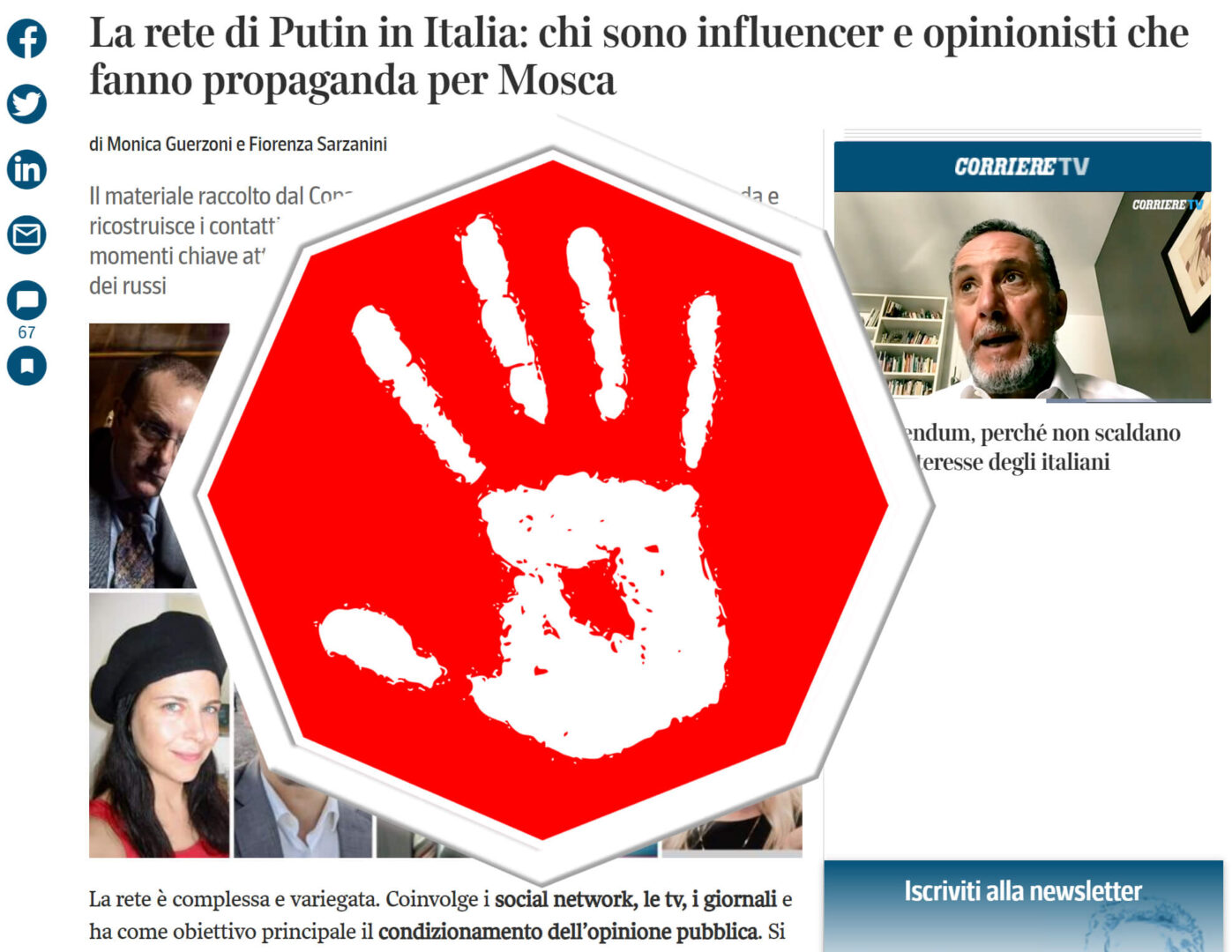 Copasir e Corriere della Sera: quando l'informazione diventa gogna