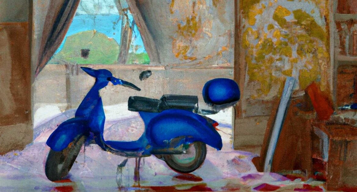 Villa Vespa: la villa abbandonata con la moto nel soggiorno - Urbex