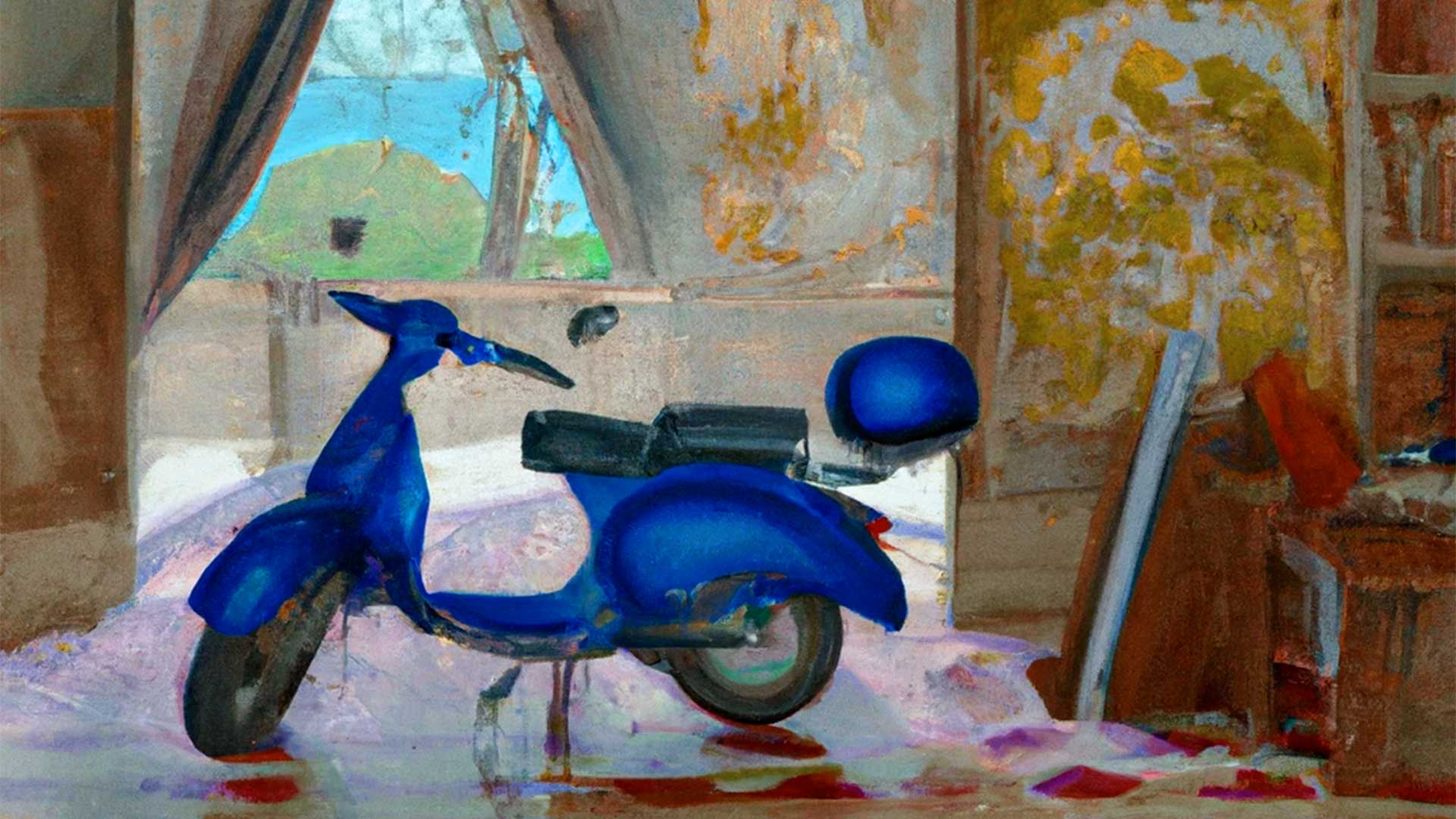 Villa Vespa: la villa abbandonata con la moto nel soggiorno - Urbex
