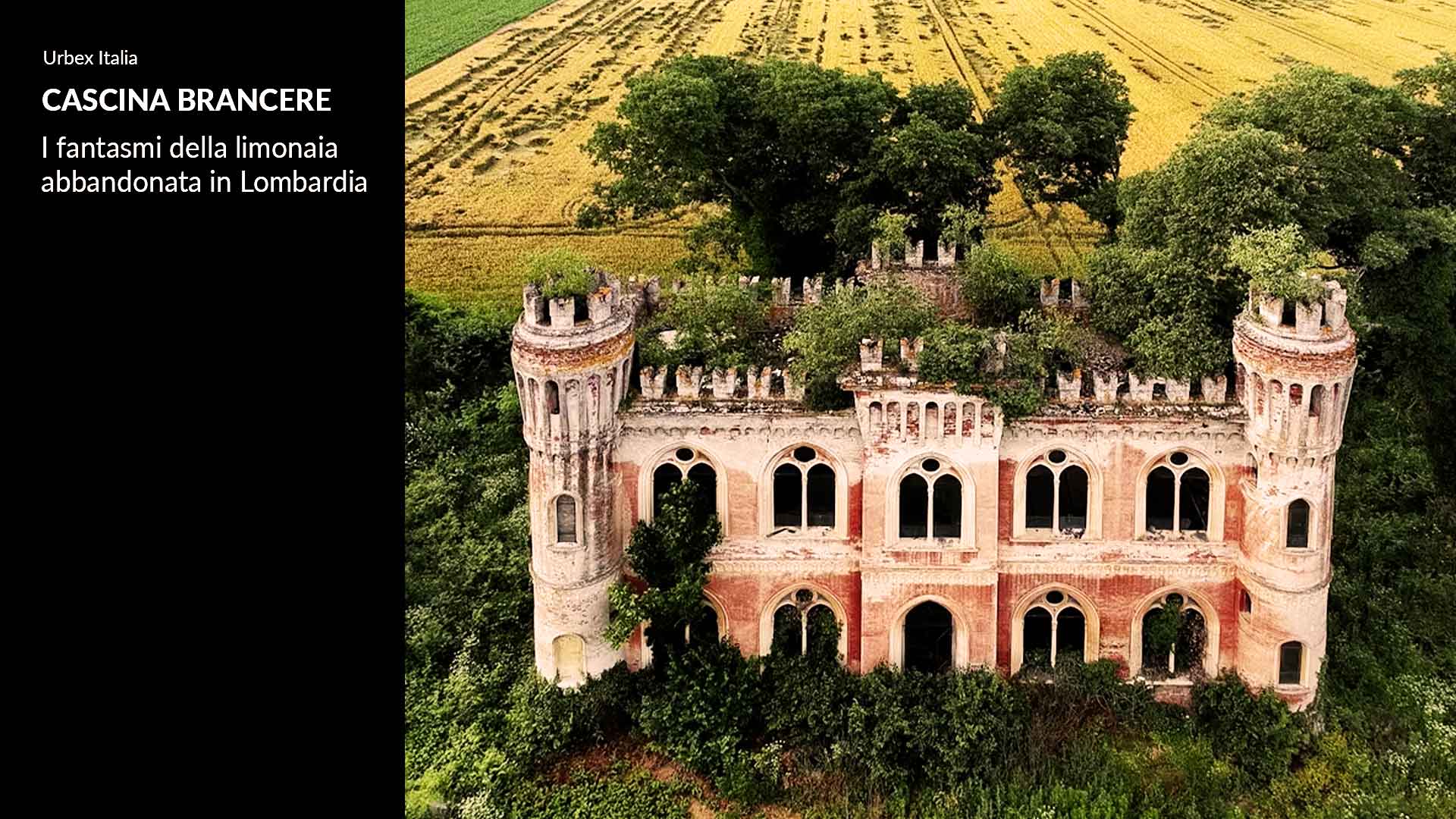 La limonaia abbandonata: Cascina Alluvioni Brancere