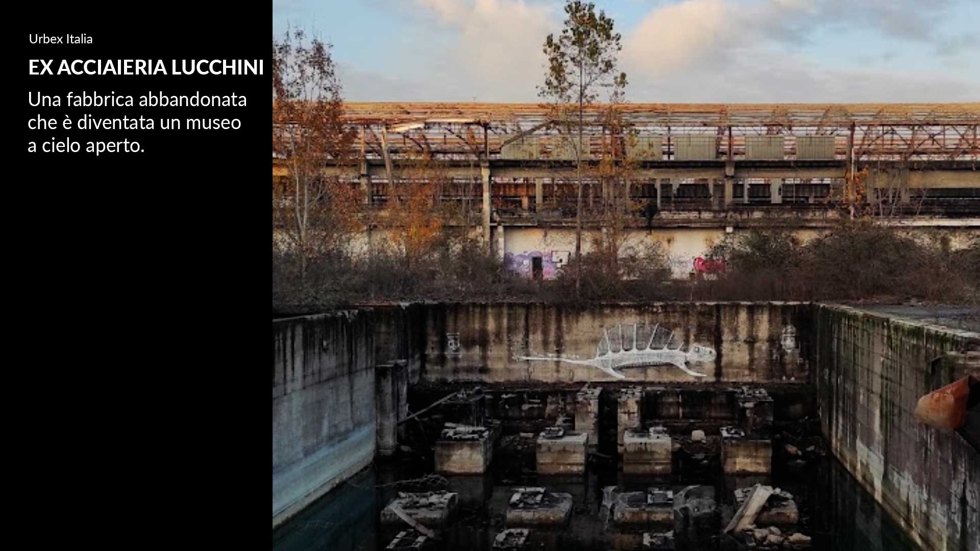 La fabbrica abbandonata Ex Acciaieria Lucchini: dove si trova
