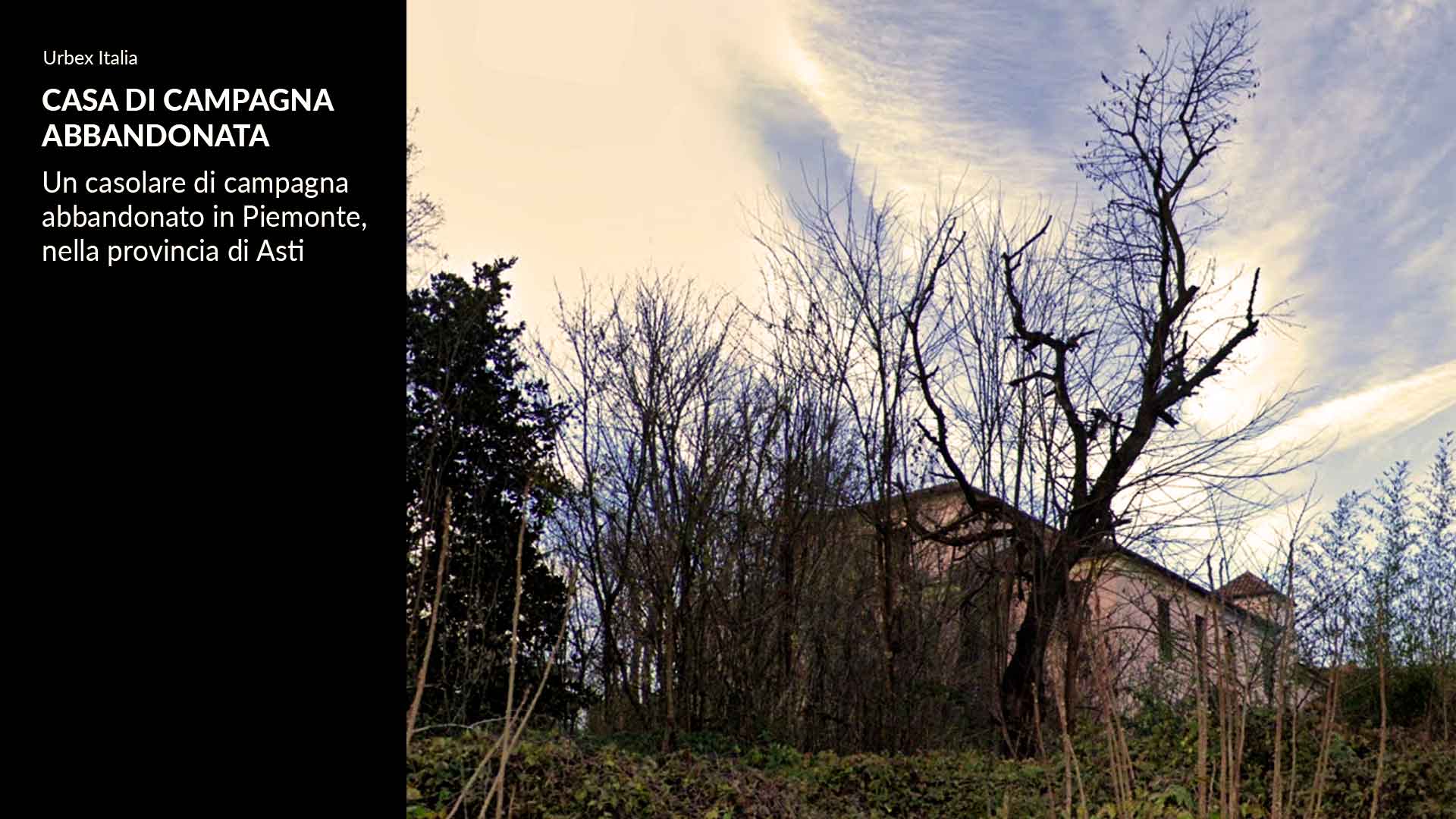 Casa abbandonata di campagna in Piemonte